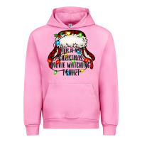 Fuchsia Pink this is my Christmas movie watching Urban Hoodie - Jasminsmagicworld