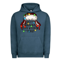 Pigment Midnight Navy this is my Christmas movie watching Urban Hoodie - Jasminsmagicworld