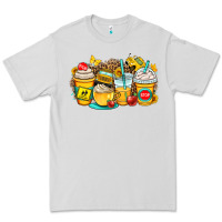 Dove Grey school bus coffee cups Premium Tee - OliviaCreatesArt