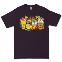 Plum school bus coffee cups Premium Tee - OliviaCreatesArt