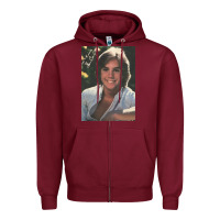 Burgundy shaun cassidy Zipper Hoodie - baoMotion