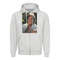 Dove Grey shaun cassidy Zipper Hoodie - baoMotion