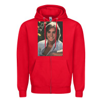 Red shaun cassidy Zipper Hoodie - baoMotion