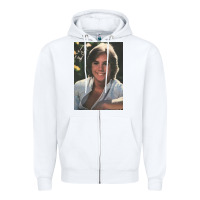 White shaun cassidy Zipper Hoodie - baoMotion
