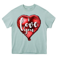 Arona I love you heart balloon Valentine's Day Heavy Core Tee - HowdyJamesFarm
