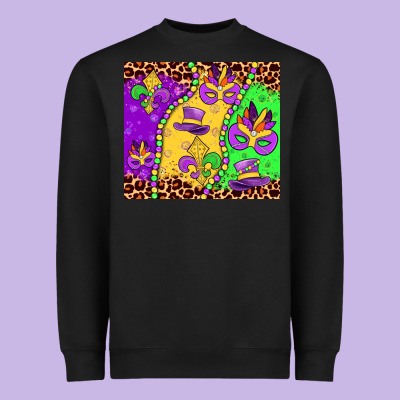 Mardi Gras Heavyweight Sweatshirt Designed By Jahusdesignshop