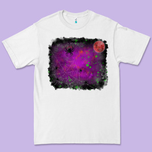 Halloween Backround Moon Premium Tee Designed By Ranaportraitstore