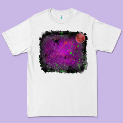 Halloween Backround Moon Premium Tee Designed By Ranaportraitstore