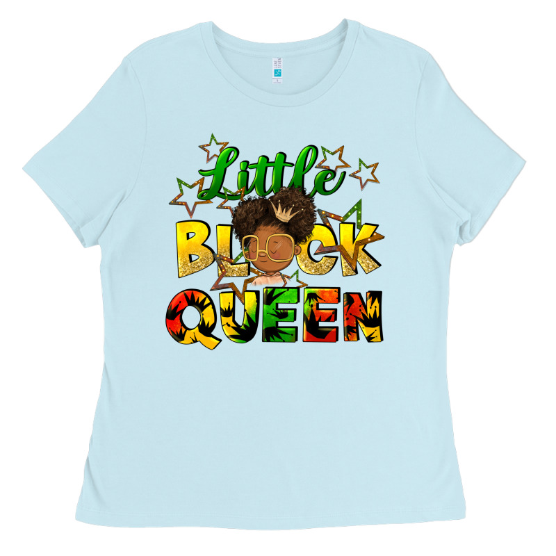 Little Black Queen Ladies Tee by FaDigitalArtStudio | Teevron
