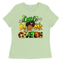 Matcha Little black queen Ladies Tee - FaDigitalArtStudio