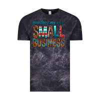 Cloud Black Minding My Own Small Business Vintage Tee - BundleAndBundleShop