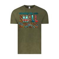Vintage Olive Minding My Own Small Business Vintage Tee - BundleAndBundleShop