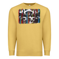 Antique Gold cowhide, leopard serape backgraund Premium Sweatshirt - JahusDesignShop