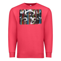 Cardinal cowhide, leopard serape backgraund Premium Sweatshirt - JahusDesignShop