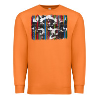 Carrot cowhide, leopard serape backgraund Premium Sweatshirt - JahusDesignShop