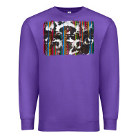 Purple cowhide, leopard serape backgraund Premium Sweatshirt - JahusDesignShop