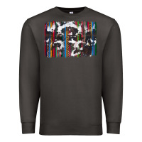 Smoke cowhide, leopard serape backgraund Premium Sweatshirt - JahusDesignShop