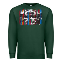 Sports Green cowhide, leopard serape backgraund Premium Sweatshirt - JahusDesignShop