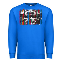 True Royal cowhide, leopard serape backgraund Premium Sweatshirt - JahusDesignShop