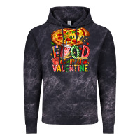 Cloud Black Food Is My Valentine Vintage Hoodie - CowhideDigitalArt