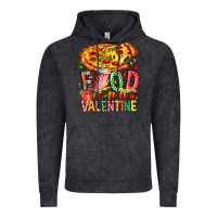 Vintage Black Food Is My Valentine Vintage Hoodie - CowhideDigitalArt