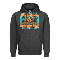 Charcoal Heather camp more worry less Zipper Hoodie - JahusDesignShop