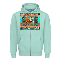 Seafoam camp more worry less Zipper Hoodie - JahusDesignShop