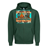 Sports Green camp more worry less Zipper Hoodie - JahusDesignShop