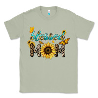 Matcha Blessed mom sunflower butterfly mother's day Classic Tee - HowdyJamesFarm