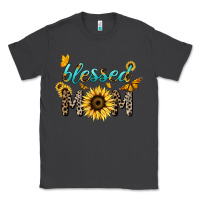 Smoke Blessed mom sunflower butterfly mother's day Classic Tee - HowdyJamesFarm