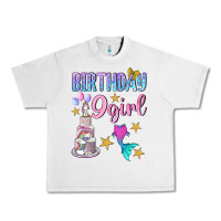 Birthday Girl 9 Urban Heavy Tee | Teevron