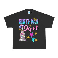 Pigment Black Birthday Girl 9 Urban Heavy Tee - BundleAndBundleShop