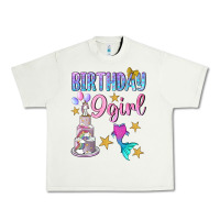 Pistachio Birthday Girl 9 Urban Heavy Tee - BundleAndBundleShop