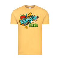 Vintage Mustard kindergarten grade dude Vintage Tee - RanaPortraitStore