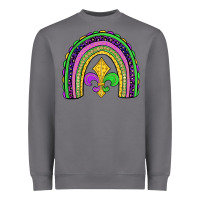 Storm mardi gras fleur de lis rainbow Heavyweight Sweatshirt - JahusDesignShop