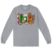 Heather Grey christmas nr nurse practitioner nurse Long Sleeve Tee - LillyAllenDesigns