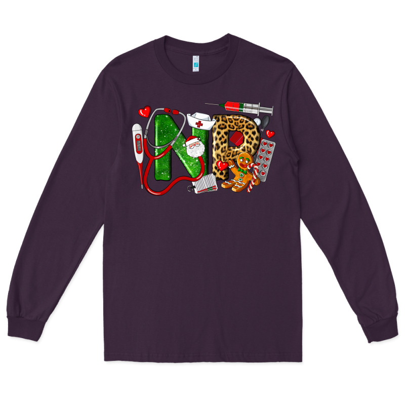 Christmas Nr Nurse Practitioner Nurse Long Sleeve Tee by LillyAllenDesigns | Teevron