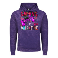 Cloud Purple gaming is my valentine Vintage Hoodie - CowhideDigitalArt