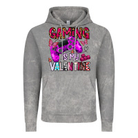 Cloud Rock gaming is my valentine Vintage Hoodie - CowhideDigitalArt