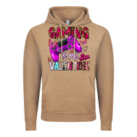 Vintage Coffee gaming is my valentine Vintage Hoodie - CowhideDigitalArt