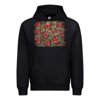 Black Easter Butterflies Background Urban Hoodie - RanaPortraitStore