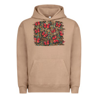 Pigment Burro Easter Butterflies Background Urban Hoodie - RanaPortraitStore