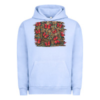 Pigment Grape Ice Easter Butterflies Background Urban Hoodie - RanaPortraitStore