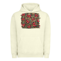 Pigment Pistachio Easter Butterflies Background Urban Hoodie - RanaPortraitStore