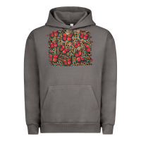 Pigment Tornado Easter Butterflies Background Urban Hoodie - RanaPortraitStore