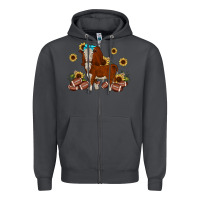 Smoke football hereford sunflower Zipper Hoodie - JahusDesignShop