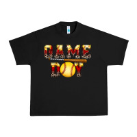 Black game day softball Urban Heavy Tee - FaDigitalArtStudio