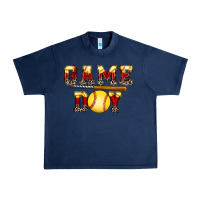 Navy game day softball Urban Heavy Tee - FaDigitalArtStudio