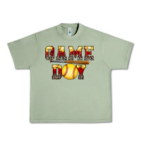 Oil Green game day softball Urban Heavy Tee - FaDigitalArtStudio