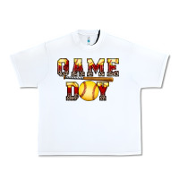 White game day softball Urban Heavy Tee - FaDigitalArtStudio